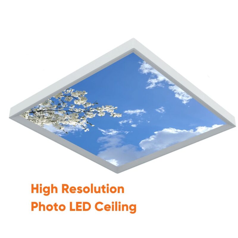 Hoge resolutie led paneel met foto afbeelding